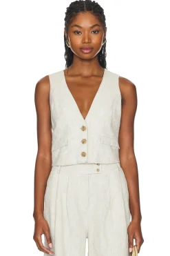 Beckett Linen Vest