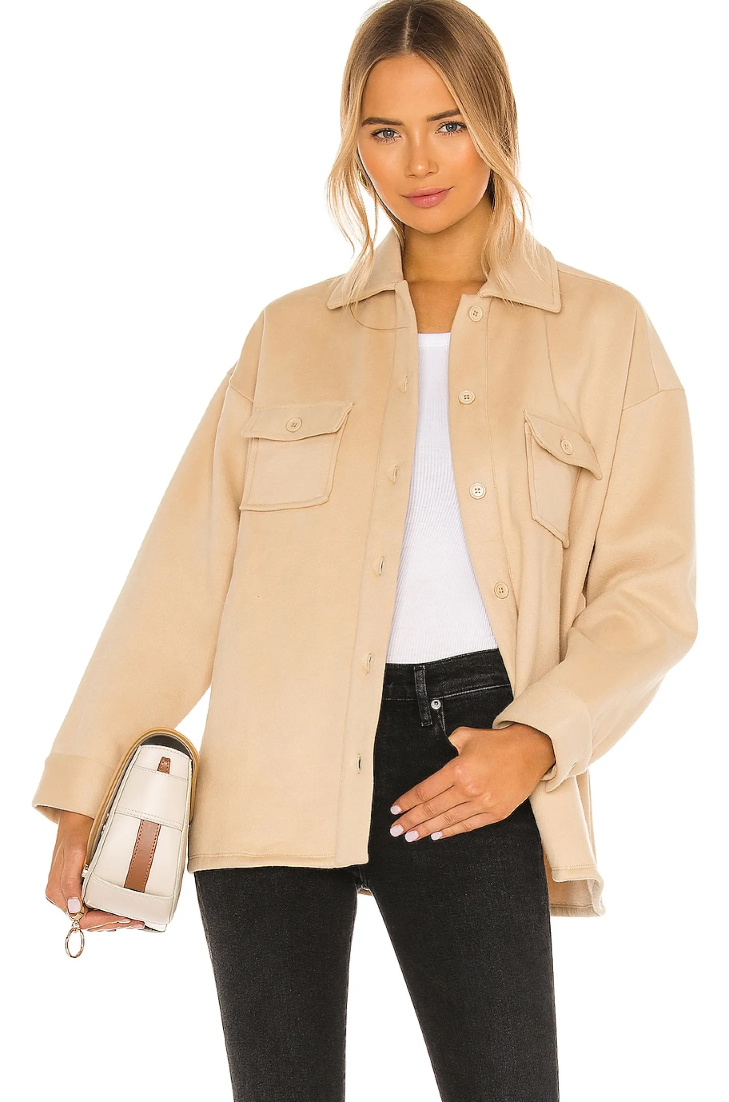 Belted Utility Fleece Jacket