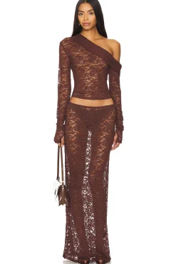 Black Swan Lace Maxi