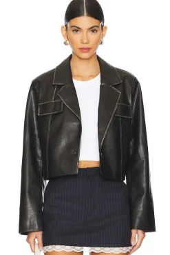 Blakely Faux Leather Jacket