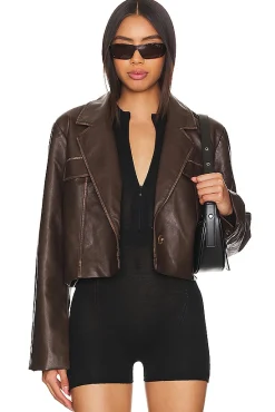 Blakely Faux Leather Jacket