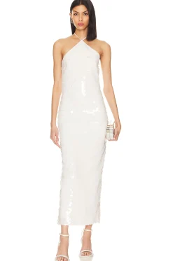 BlancaTriangle Neck Dress