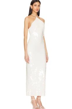 BlancaTriangle Neck Dress