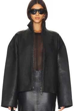 Bonded Leather Jacket