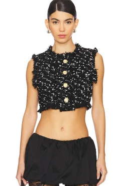 Brass Buttoned Tweed Waistcoat