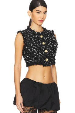 Brass Buttoned Tweed Waistcoat