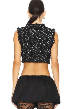 Brass Buttoned Tweed Waistcoat