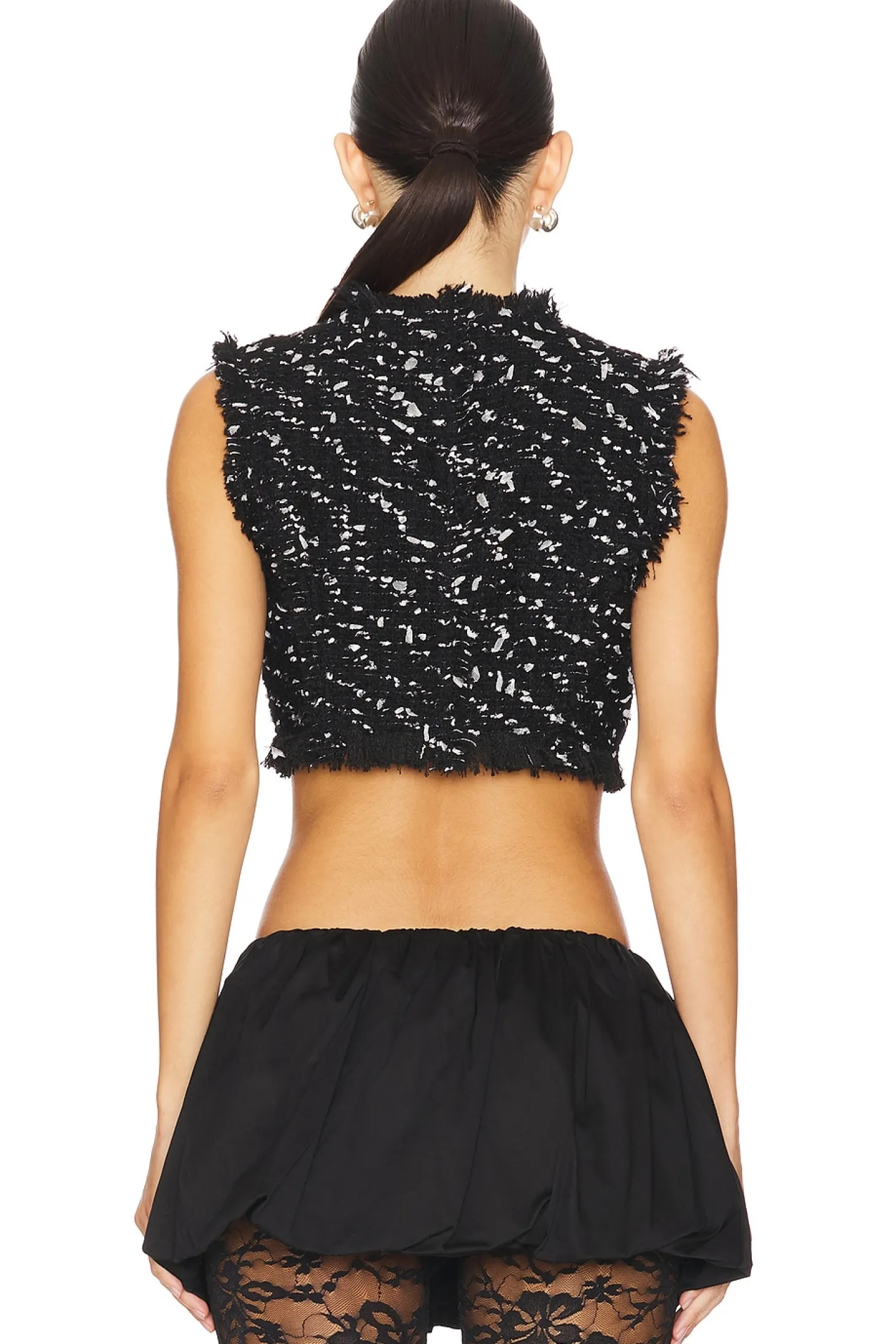 Brass Buttoned Tweed Waistcoat