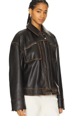 Brinley Faux Leather Jacket