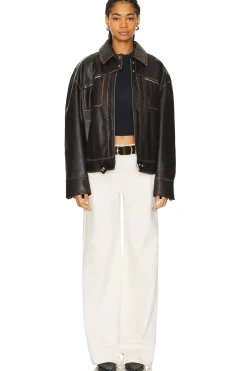 Brinley Faux Leather Jacket