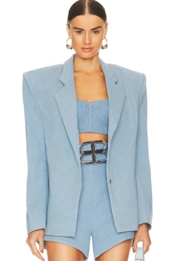 Britney Denim Blazer