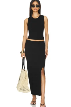 Broken Stitch Crop Tank