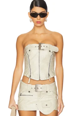 Buckle And Zip Corset