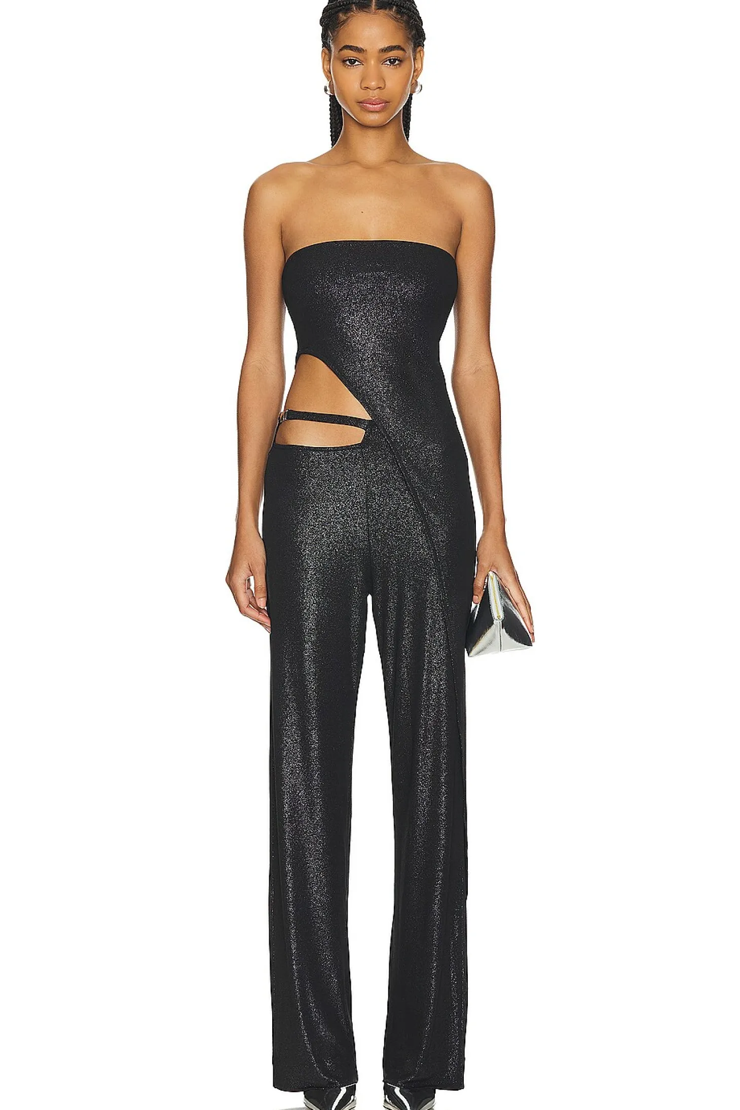 Buckle Low Waist Pants