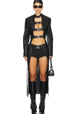 Buckle Shibari Trench Coat