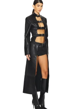 Buckle Shibari Trench Coat