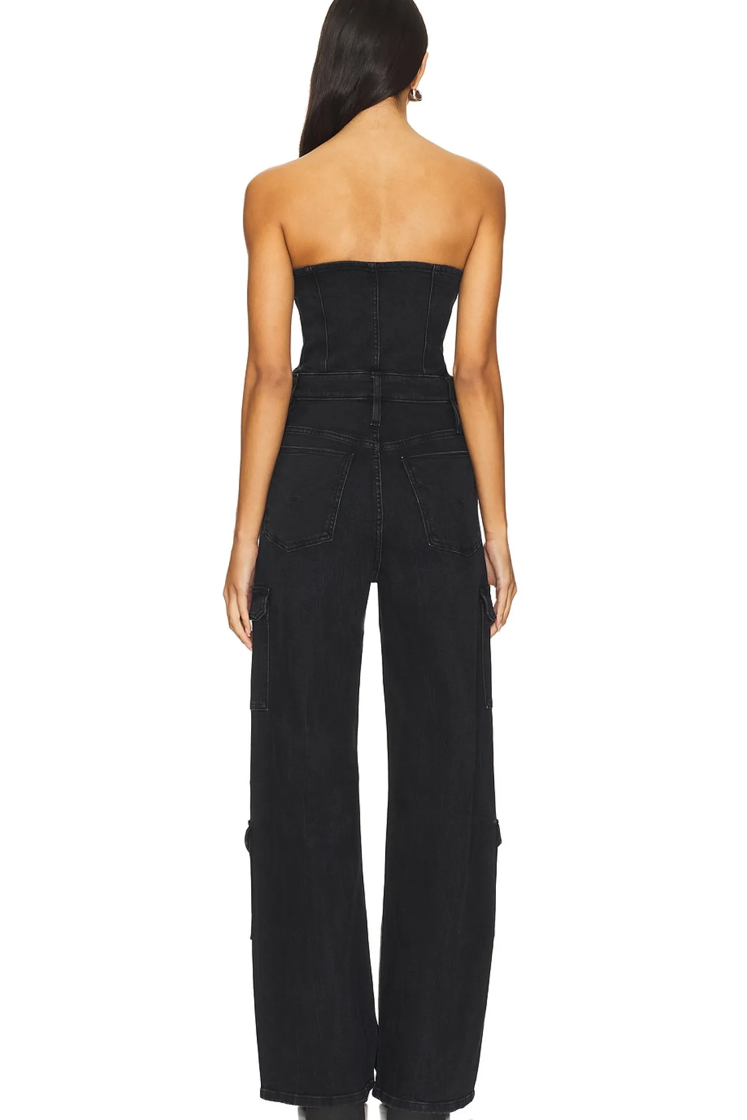 Bustier Cargo Jumpsuit