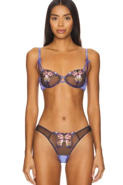 Butterfly Embroidery Balconette