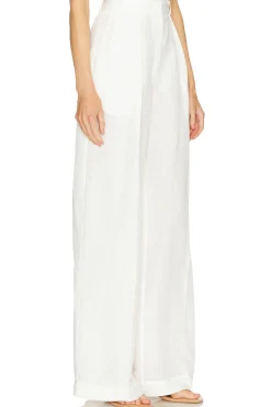 Button Pleated Trouser