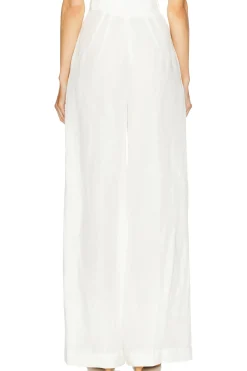 Button Pleated Trouser