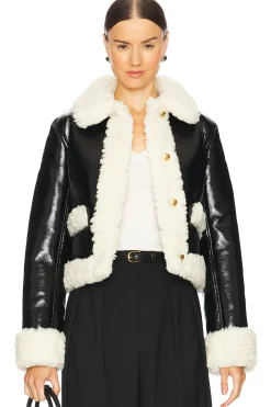 by Marianna Corsica Faux Sherpa Jacket