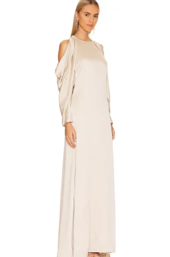 Caitlyn Draped Off Shoulder Gown