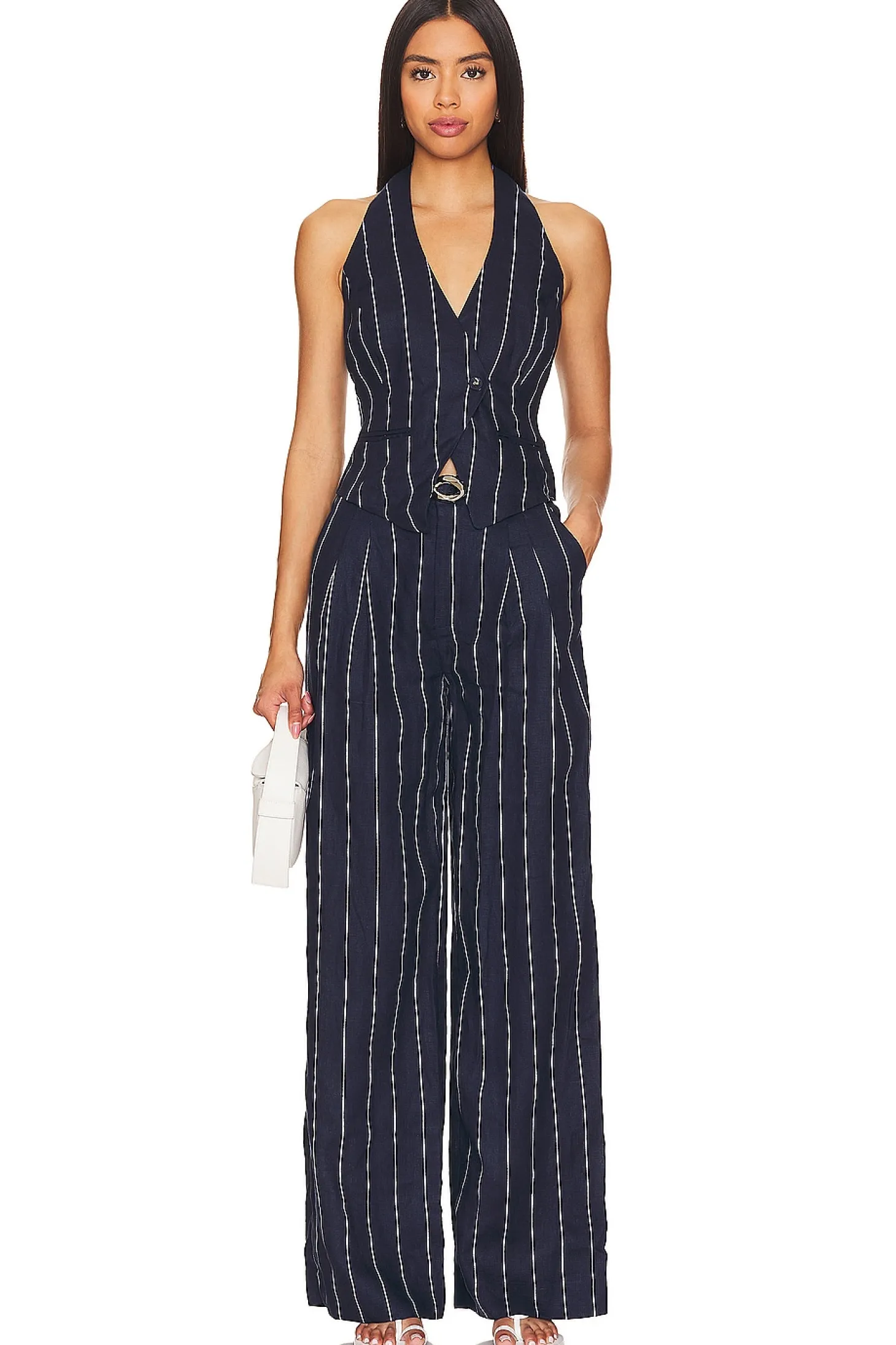 Calista Belted Wide Leg Pant