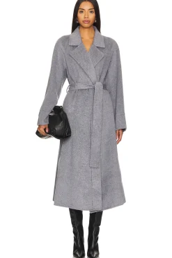 Candice Scarf Double Wool Coat