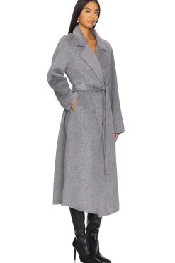 Candice Scarf Double Wool Coat
