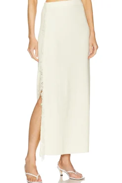 Canton Fringe Knit Skirt