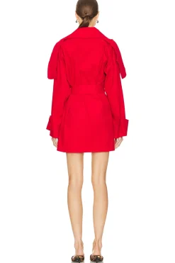 Canvas Belt Detailed Jacket Dress