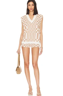 Carice Checkered Shorts