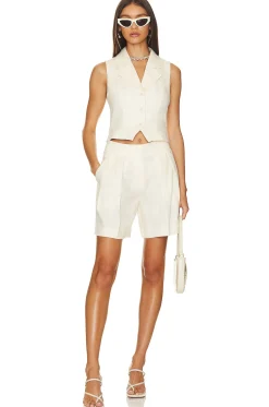 Carinne Linen Vest Top