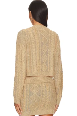 Carmen Cropped Cable Crew