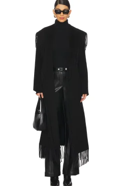 Carrie Fringe Robe Coat