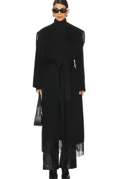 Carrie Fringe Robe Coat