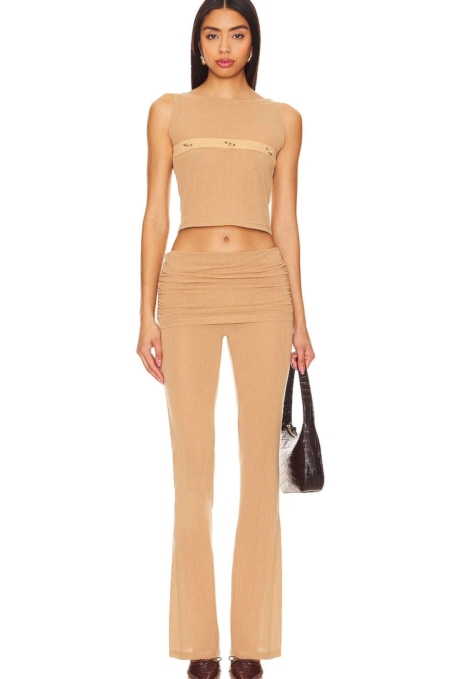 Carrie Mesh Skirt Pants