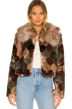 Casablanca Faux Fur Jacket