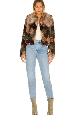 Casablanca Faux Fur Jacket