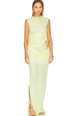 Casey Draped Maxi Skirt