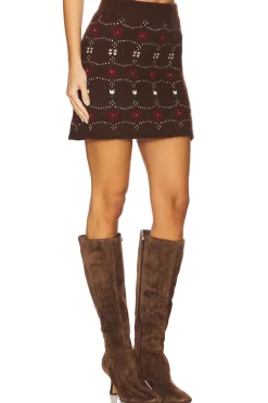 Cashmere Fair Isle Skirt