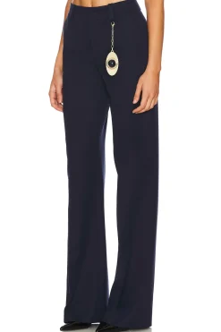 Chain Plate Straight Leg Trouser