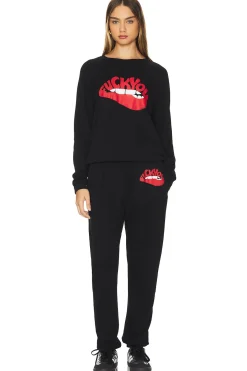 Chantria F You Biting Lip Sweatpants