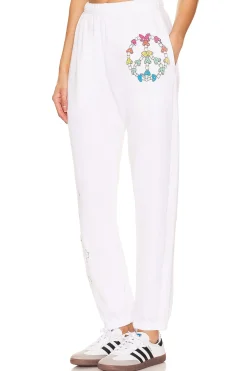Chantria Mushroom Peace Sweatpants
