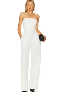 Chara Strapless Wide Leg Jumpsuit