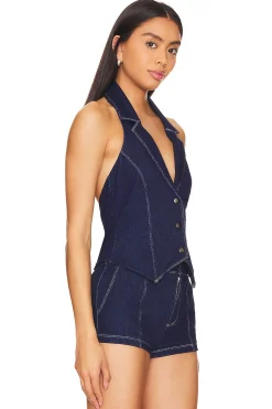 Charly Denim Halter