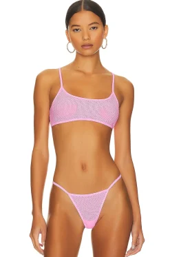 Classic Bandeau Bra With Logo Elastic Binding