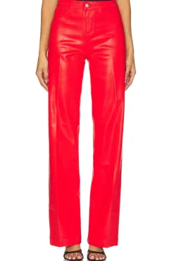 Clayton High Rise Wide Leg Coated Jeans