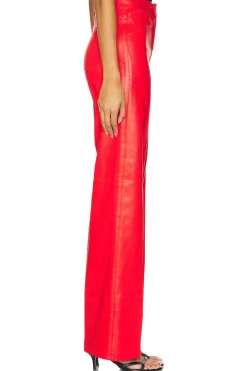 Clayton High Rise Wide Leg Coated Jeans