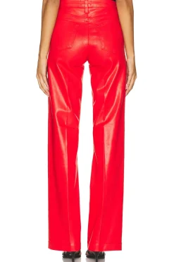 Clayton High Rise Wide Leg Coated Jeans